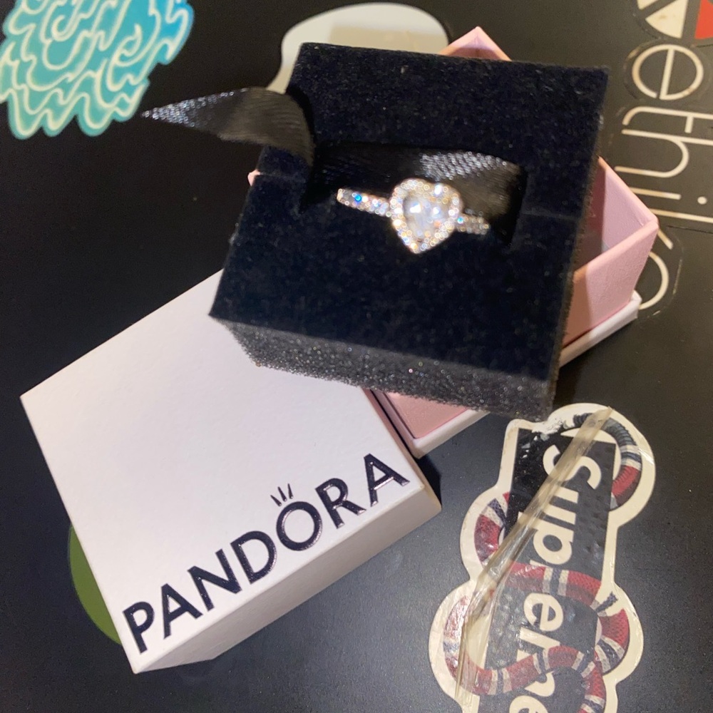 Pandora Silver Heart Ring